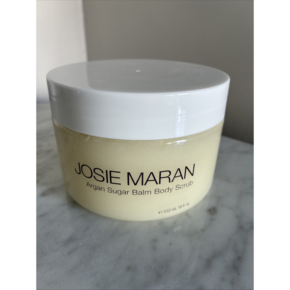 Josie Maran ~ VANILLA CHERRY ~ Argan Sugar Balm Body Scrub ~ 18 oz ~ SEALED